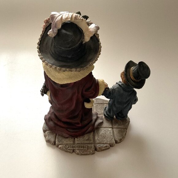 VINTAGE THE DOLLSTONE COLLECTION FIGURINE 1998  AMY & EDMUND 5.5" - Picture 2 of 11